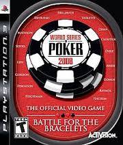 PS3 WORLD SERIES OF POKER 2008 BATTLE FOR THE BRACELETS / BID TO WIN / FREE SHIPPING