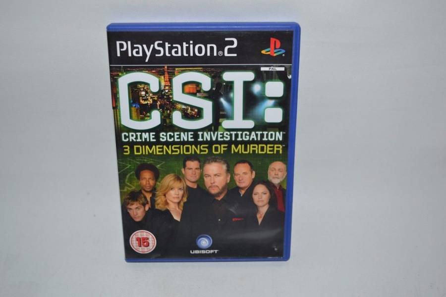 PS2 CSI Crime Scene Investigation 3 Dimensions Of Murder
