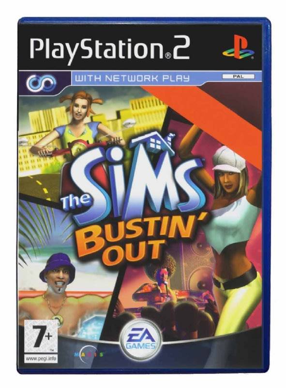 PS2 The Sims Bustin Out