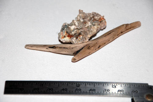 Natural quartz with ajoite from Messina