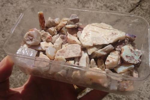 HUGE LOT +-340g Australina opal rough Crazy R1 start