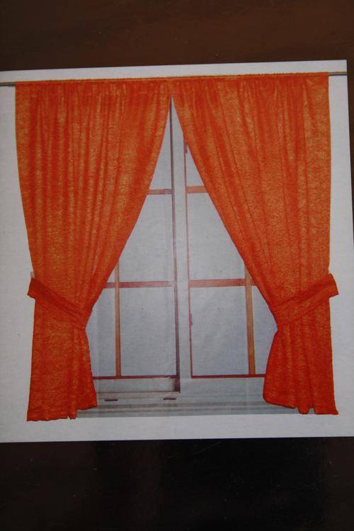 Curtain Cafe Orange