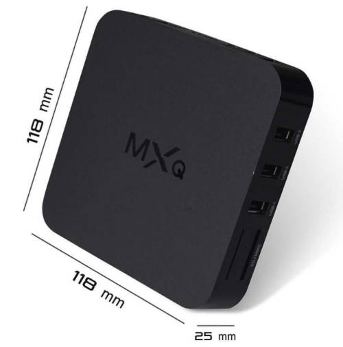 SMART TV BOX,TV BOX ANDROID,MX-Q 4K SMART ANDROID TV BOX MEDIA PLAYER (NETFLIX, WIFI, KODI)
