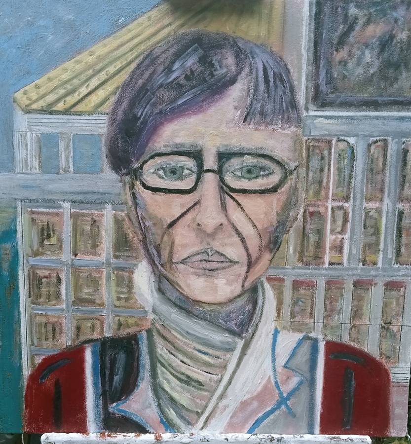 Derek Bernstein oil on canvas