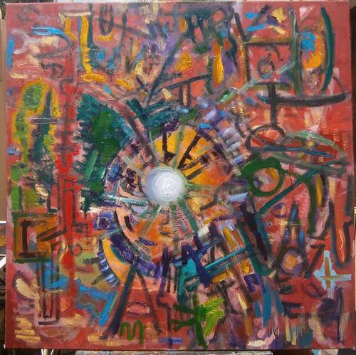 BERNCONTEMP gALLERY :derek bernstein original oil oanvas (painted 2016)