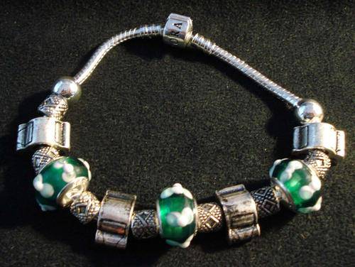 *** 925 SILVER PANDORA STYLE BRACELET- WITH CHARMS ***
