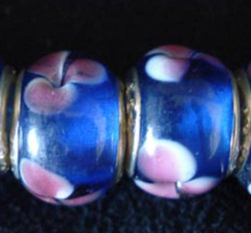 *** 925 SILVER CORE - MURANO GLASS - FIT PANDORA BEAD ***