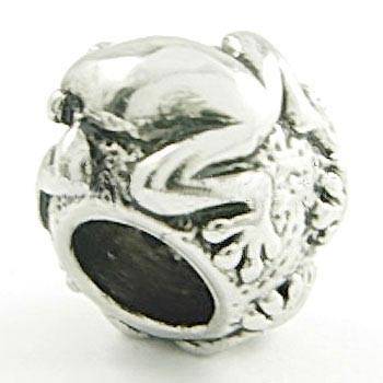 *** TIBET SILVER ANTIQUE FINISH -TREE FROGGY PANDORA FIT BEAD ***