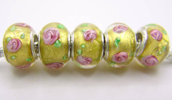 ***925 SILVER CORE MURANO GLASS BEAD ***