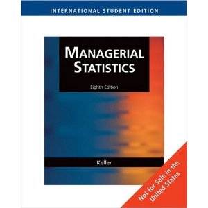 Managerial Statistics 8th Edition - Keller