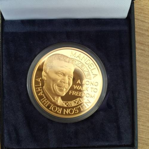 1993 Peace Laureate N.Mandela & FW de Klerk 1oz 24crt gold
