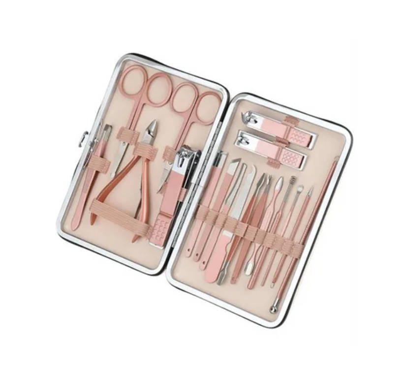 BUURRAAQ TRADING Nail Art Kit Personal Care Nail Clipper Kit Gift, 18 Pieces