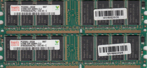 Memory modules - DDR400 by Hynix