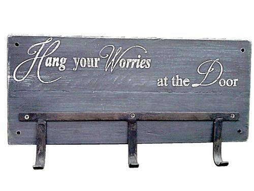 Handmade Coat Hanger with Quote