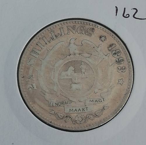 1893 SA  2 1/2 Shilling