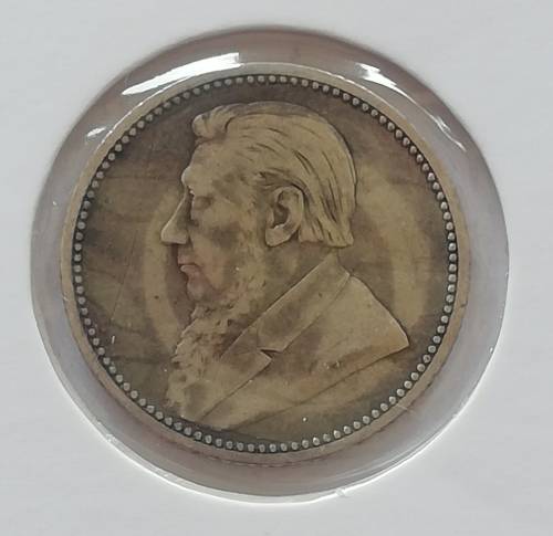 1895 ZAR SIXPENCE