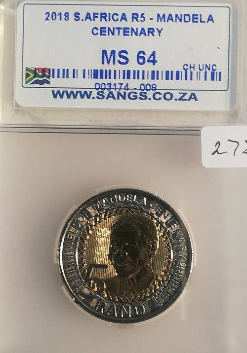 2018 Mandela Centenary MS64