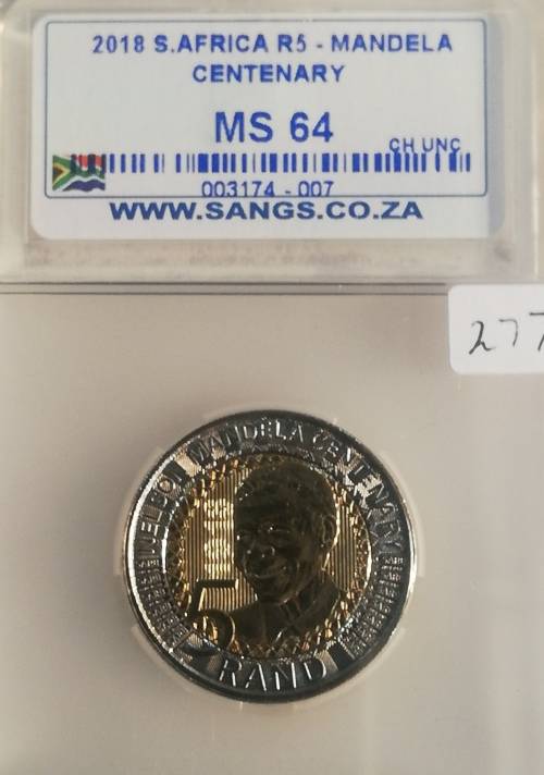 2018 Mandela Centenary MS 64