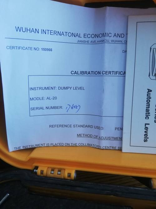 Dumpy Level AL32ss ONLY, NO TRIPOD, NO STAFF