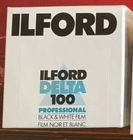 Ilford Delta 100 Professional Black and White 35mm bulk roll (100 ft)