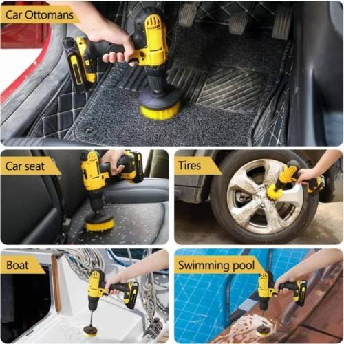multifunctional electric cleaning brush electric drill