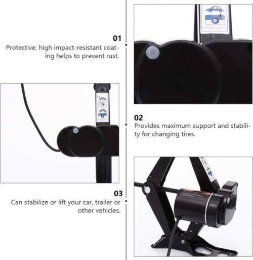 Electric Jack 12V Vehicle Equipment Electric Tire Change Tool