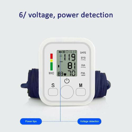 Home Healthcare Upper Arm Electronic Sphygmomanometer, Blood Pressure Measuring Instrument