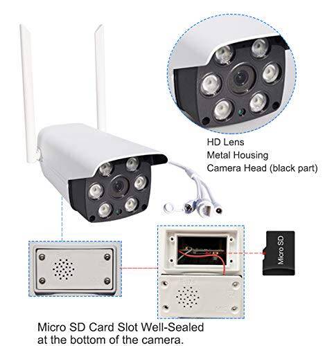 Wi-Fi Surveillance Camera Clear Night Vision V380 Pro App