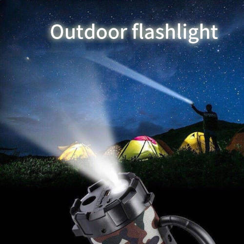 Portable Flashlight Speaker Bluetooth Speaker With USB And Micro SD Card Playback, FM Radio, Line In