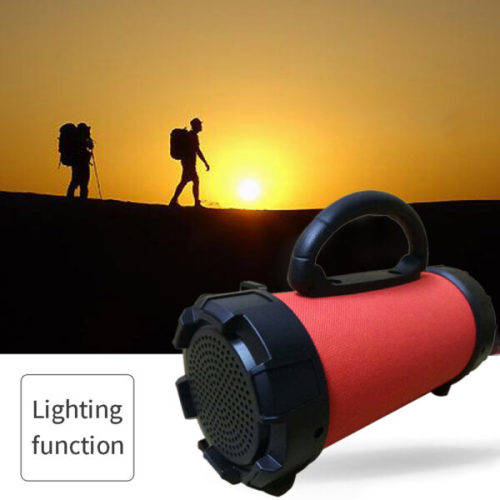 Portable Flashlight Speaker Bluetooth Speaker With USB And Micro SD Card Playback, FM Radio, Line In