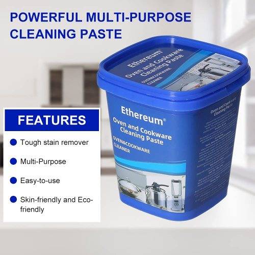 Oven And Cookware Cleaning Paste Powerful Kitchen Cookware Cleaner Multi-Purpose Rust Remover