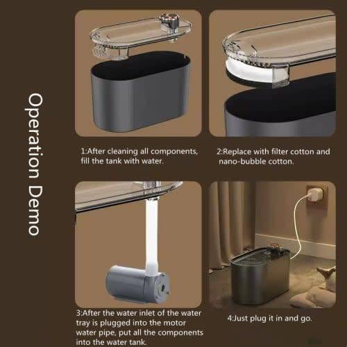 Pet Automatic Circulating Flow Sensor Water Dispenser