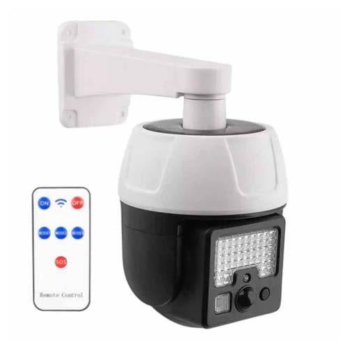 Solar Powered Virtual Camera Wireless Monitoring Wall Light With Remote Control