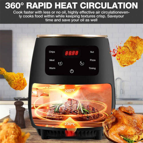 4.5L Digital Display Air Fryer Fast Healthy Cooker Oven Food Frying Non-Stick
