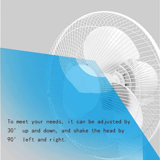 12-Inch Rechargeable Oscillating 2-Speed Solar Fan With USB Port