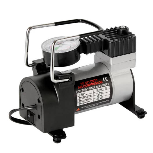 Auto Tools AC12V Portable Air Compressor Car Tire Emergency Air Pump