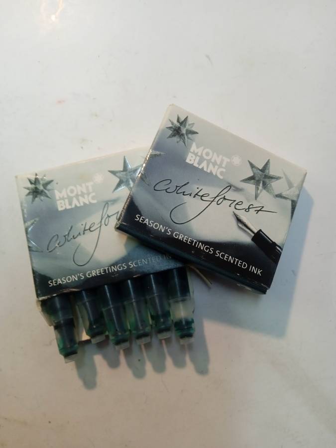 Montblanc scented ink cartridges 10 cartridges