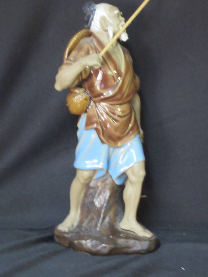 Vintage  Chinese fisherman figurene