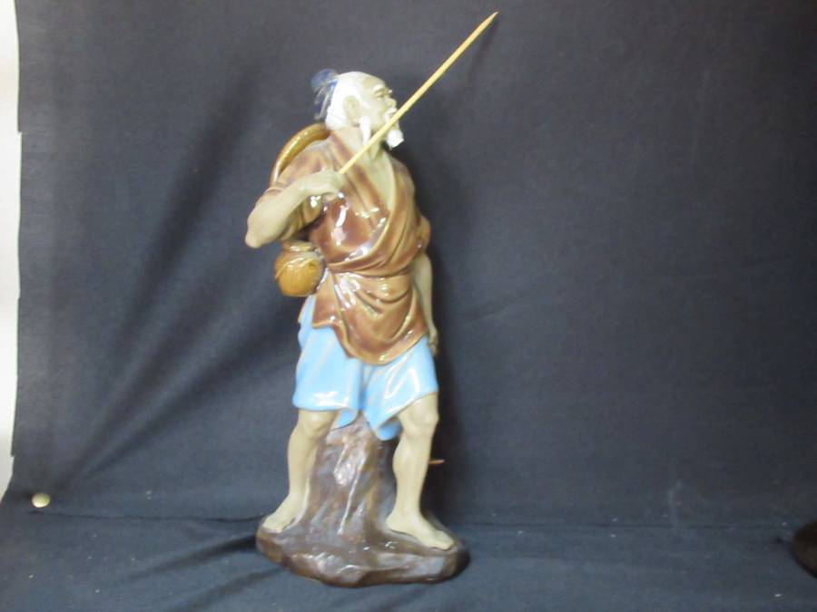 Vintage  Chinese fisherman figurene