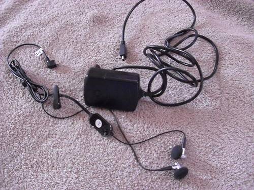Motorola charger & earphones