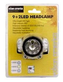 9+2 LED Headlamps Ultra-Bright