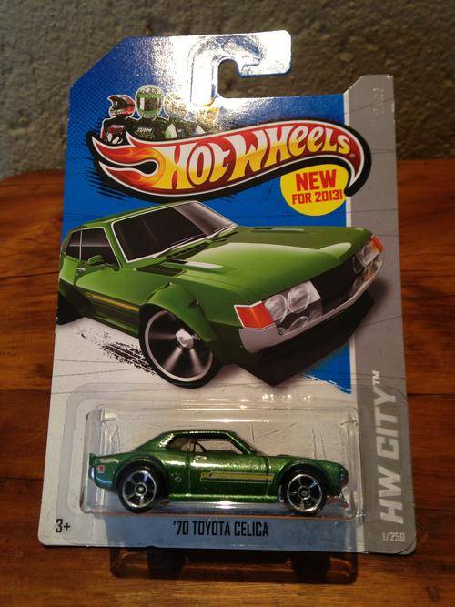 Hot Wheels 2013 - 1/250 - 70 Toyota Celica - Green