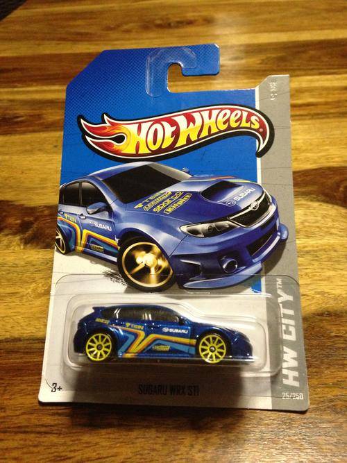 Hot Wheels 2013 - 25/250 - Subaru WRX STI - Blue