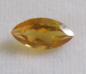 Marquise cut Citrine, .60ct  4x8mm