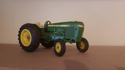 Original Vintage John Deere Steel Tractor.