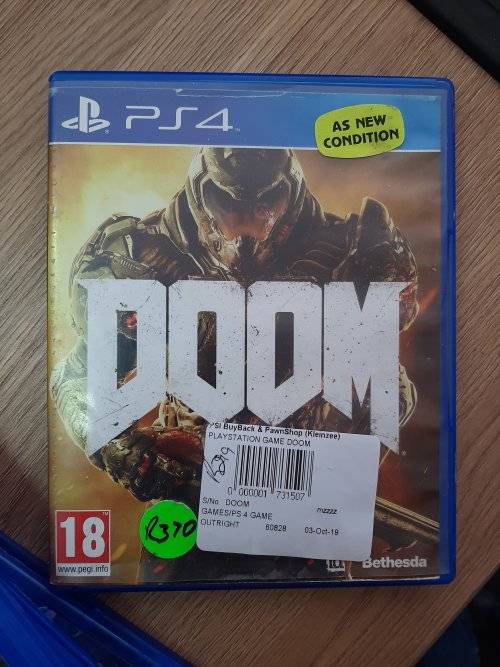 PS4 GAME DOOM