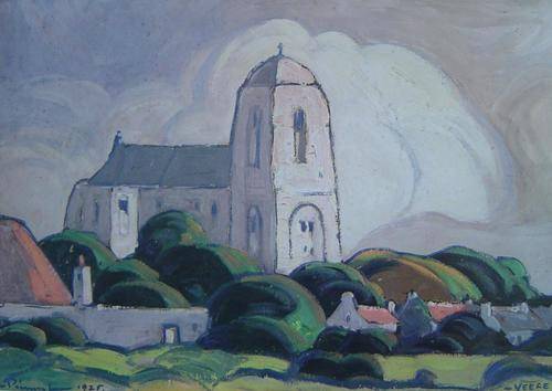 Pierneef Print: Kerk by Veere Nederland