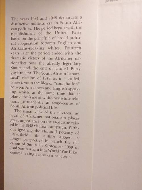 The Nationalists in Opposition 1934-1948 (Newell M Stultz)