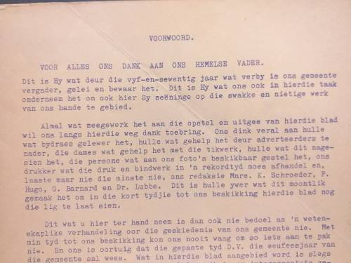 N.G Kerk Die Gemeente Vryheid 1886-1961