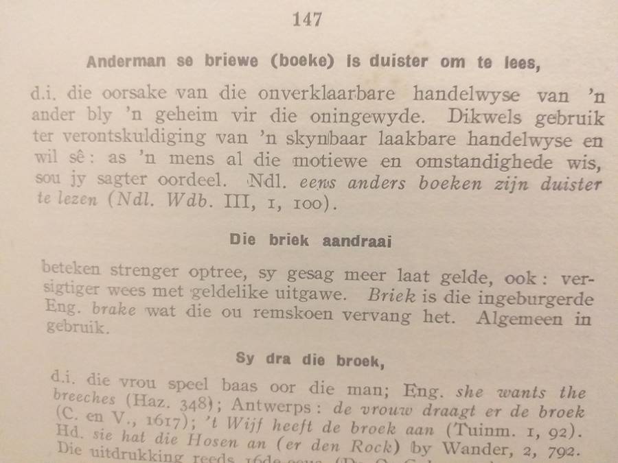 Afrikaanse Spreekwoorde en Verwante vorme (DF Malherbe) ***LEESKOPIE***
